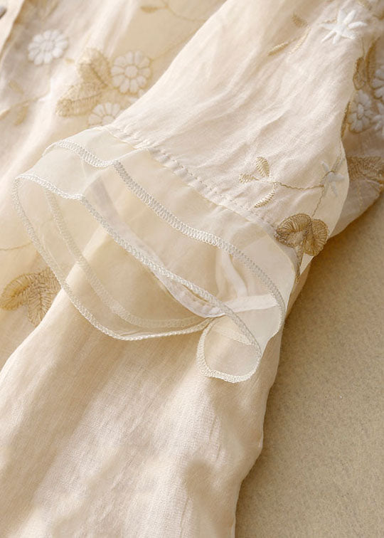 Elaine - Blouse Brodée Multifonction