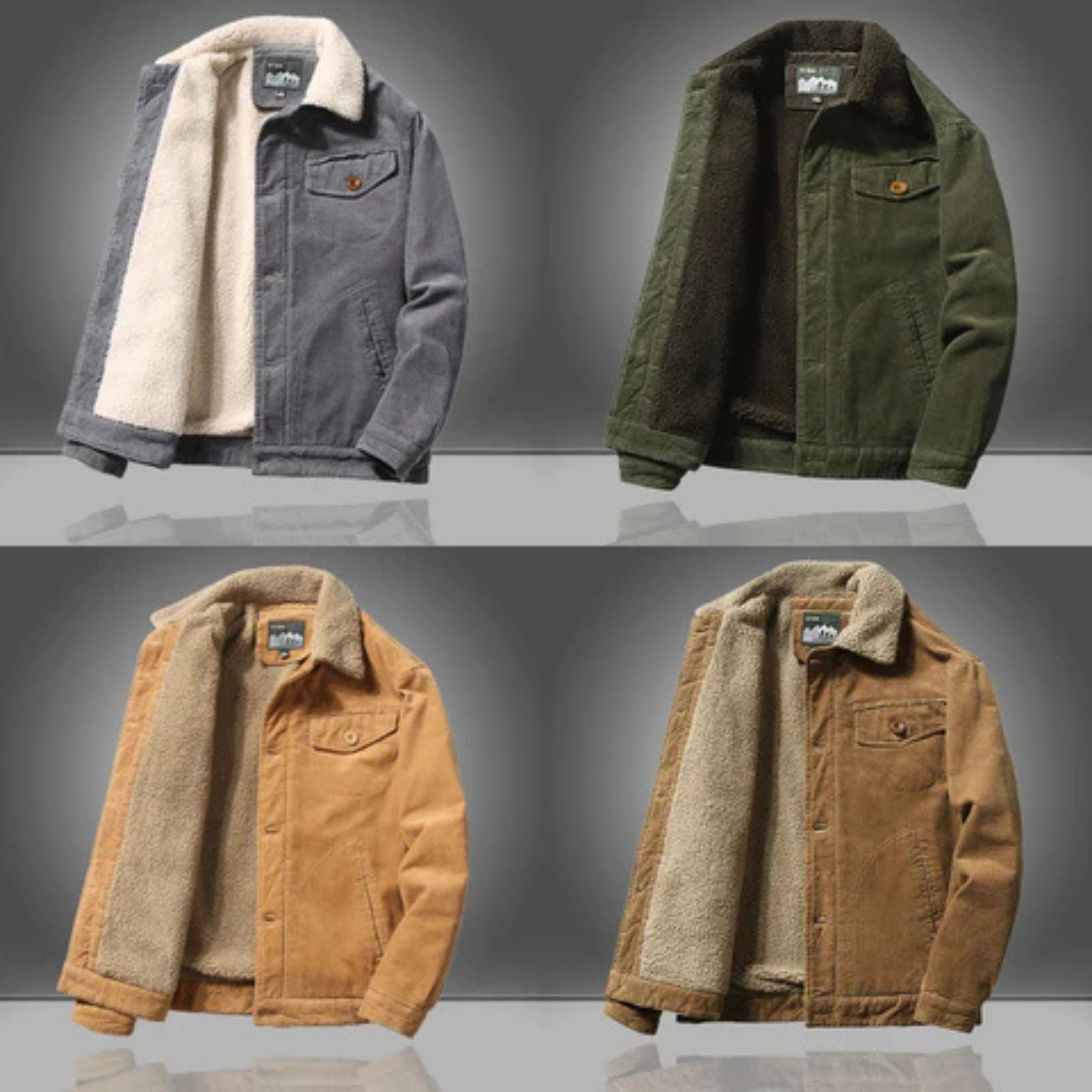 Arvid – Veste en velours côtelé pour hommes
