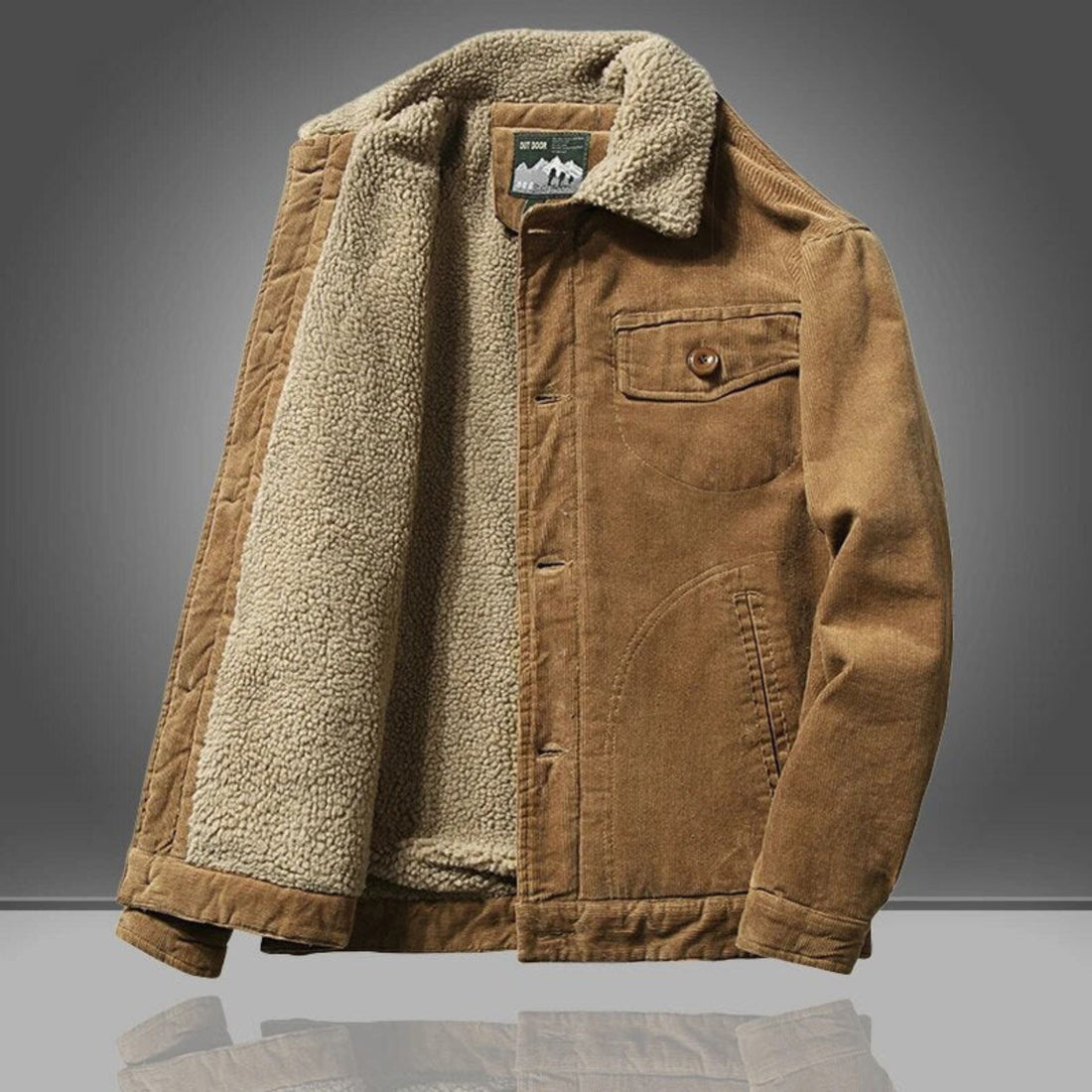 Arvid – Veste en velours côtelé pour hommes