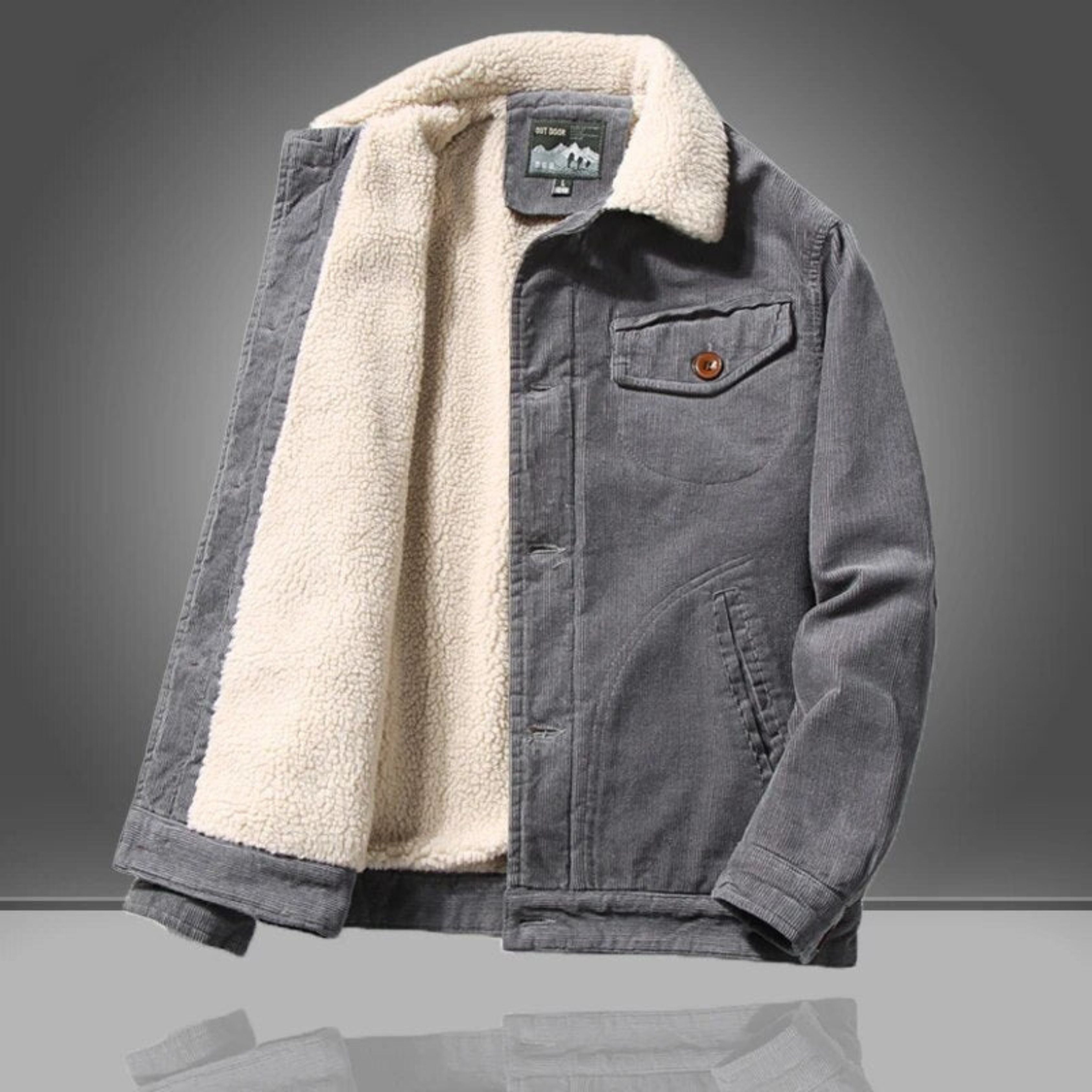 Arvid – Veste en velours côtelé pour hommes