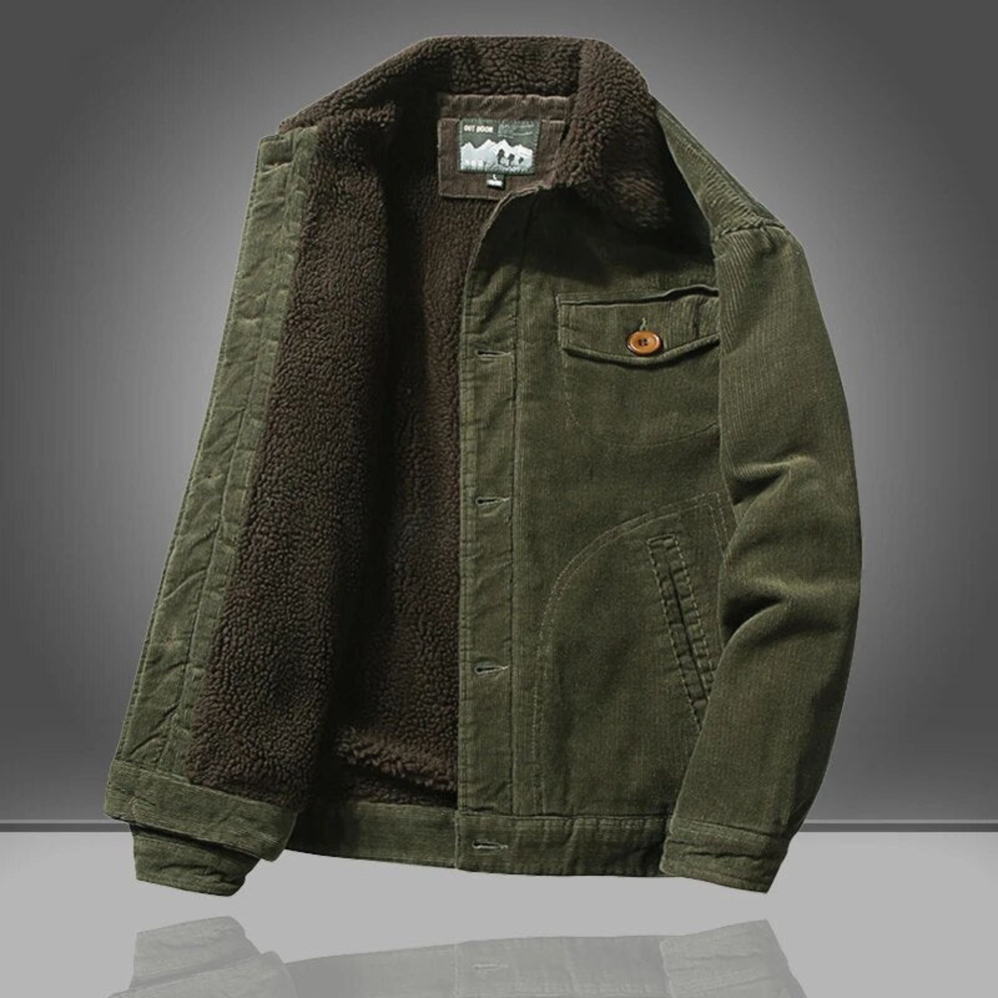 Arvid – Veste en velours côtelé pour hommes