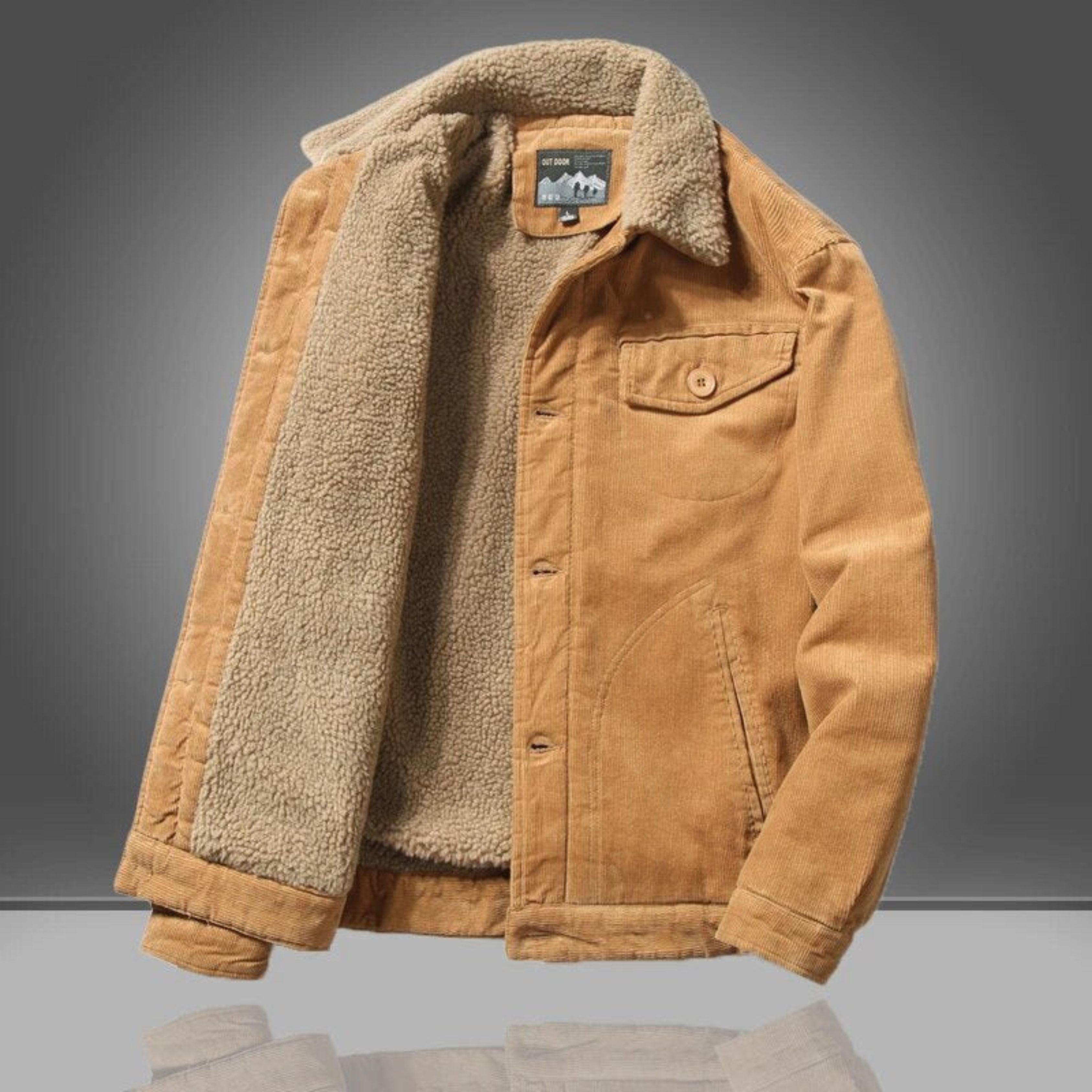 Arvid – Veste en velours côtelé pour hommes
