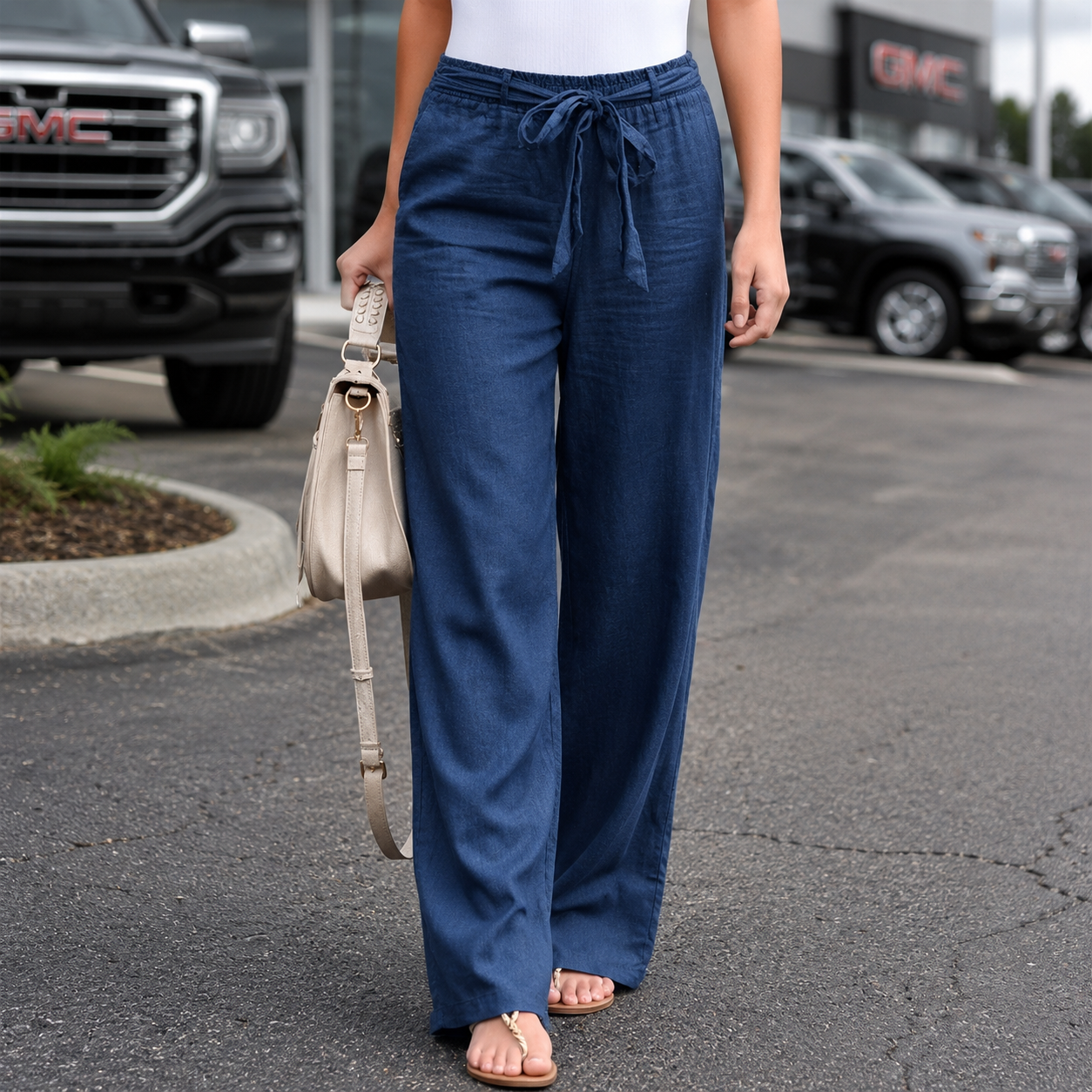 Claudine - Un pantalon d'été tendance pour femme