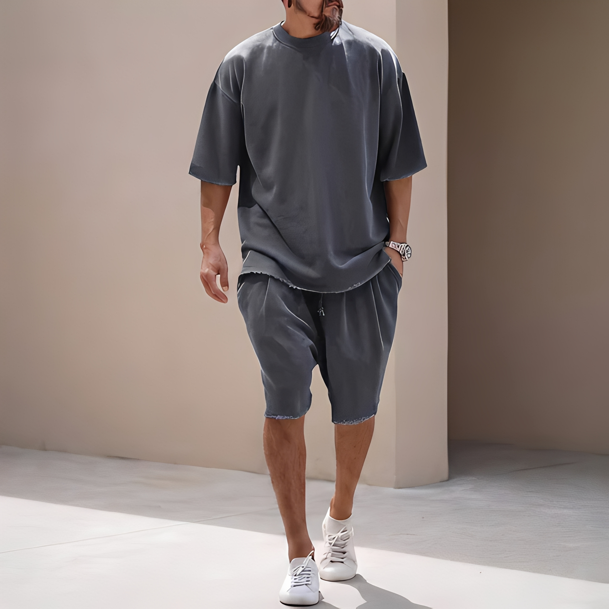 Angelo - Ensemble d'été oversize pour homme