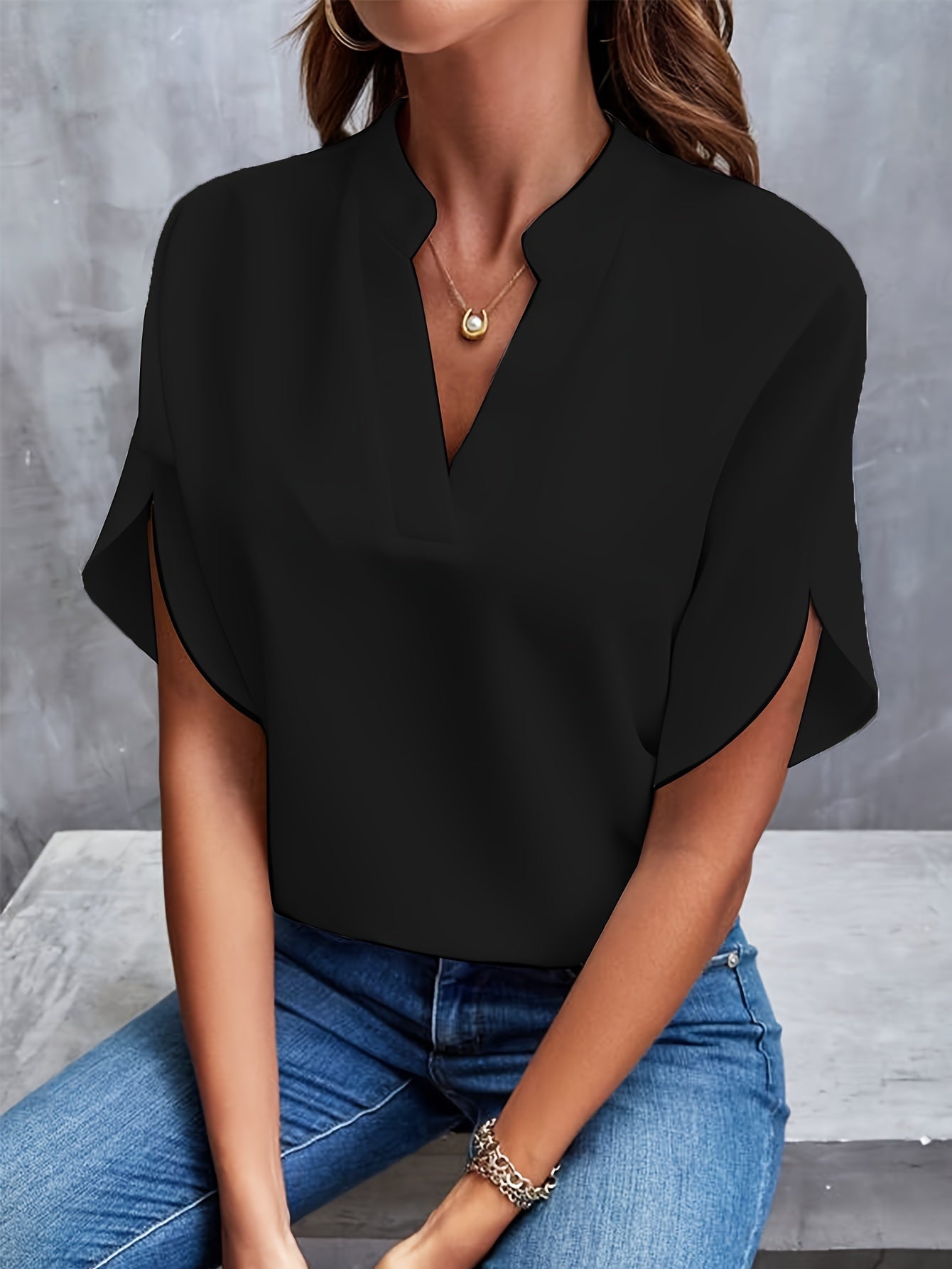 Lina - Blouse Légère et Élégante pour Toutes Occasions