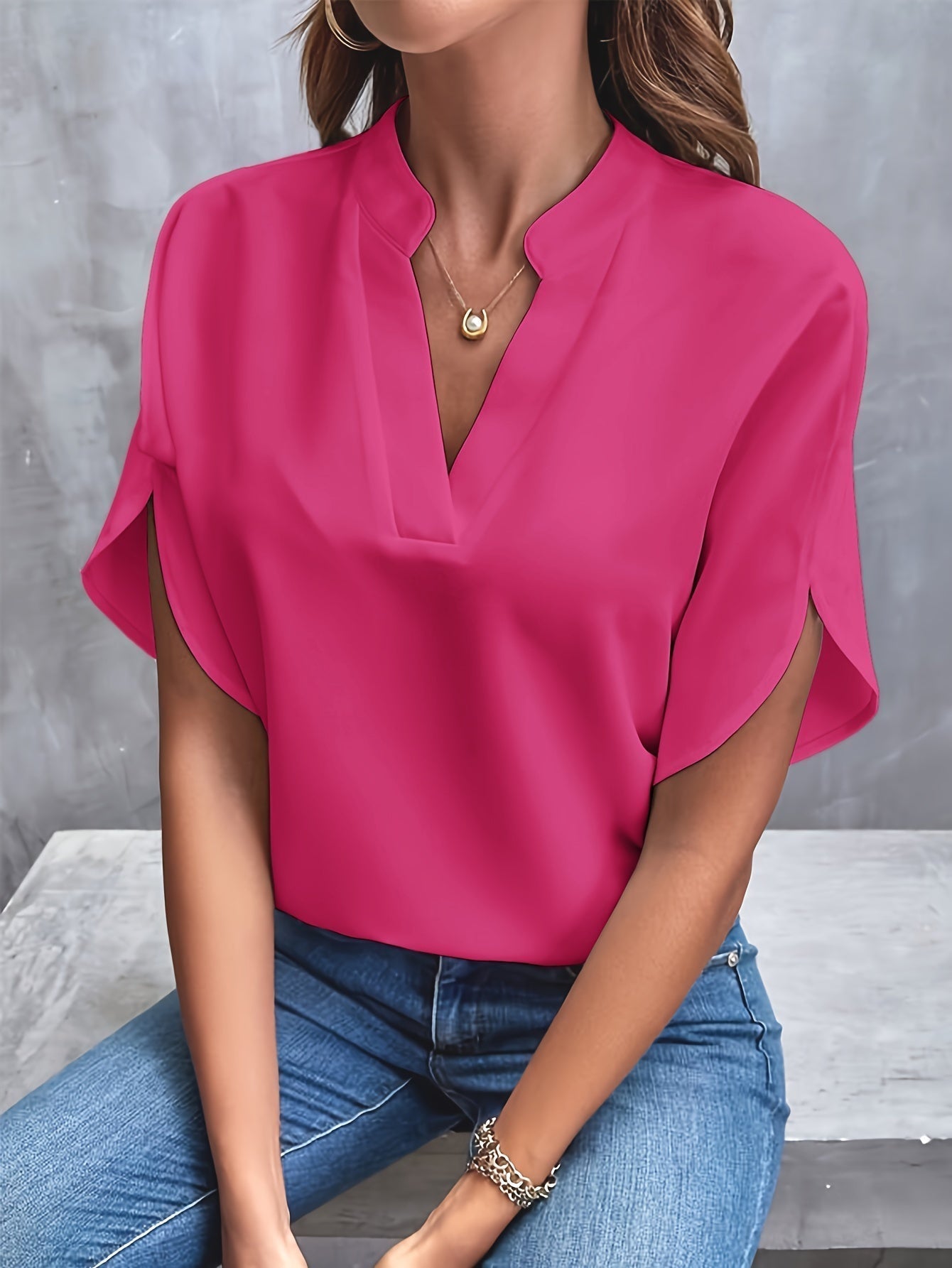 Lina - Blouse Légère et Élégante pour Toutes Occasions