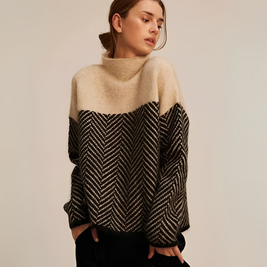 Melody - Comfortable turtleneck sweater for women