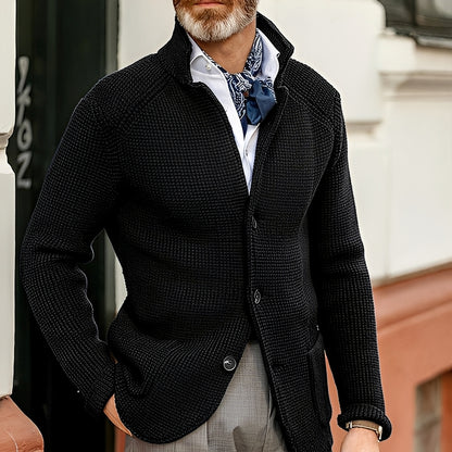 Carvin - Warmer und bequemer gestrickter Herrenstrickjacke