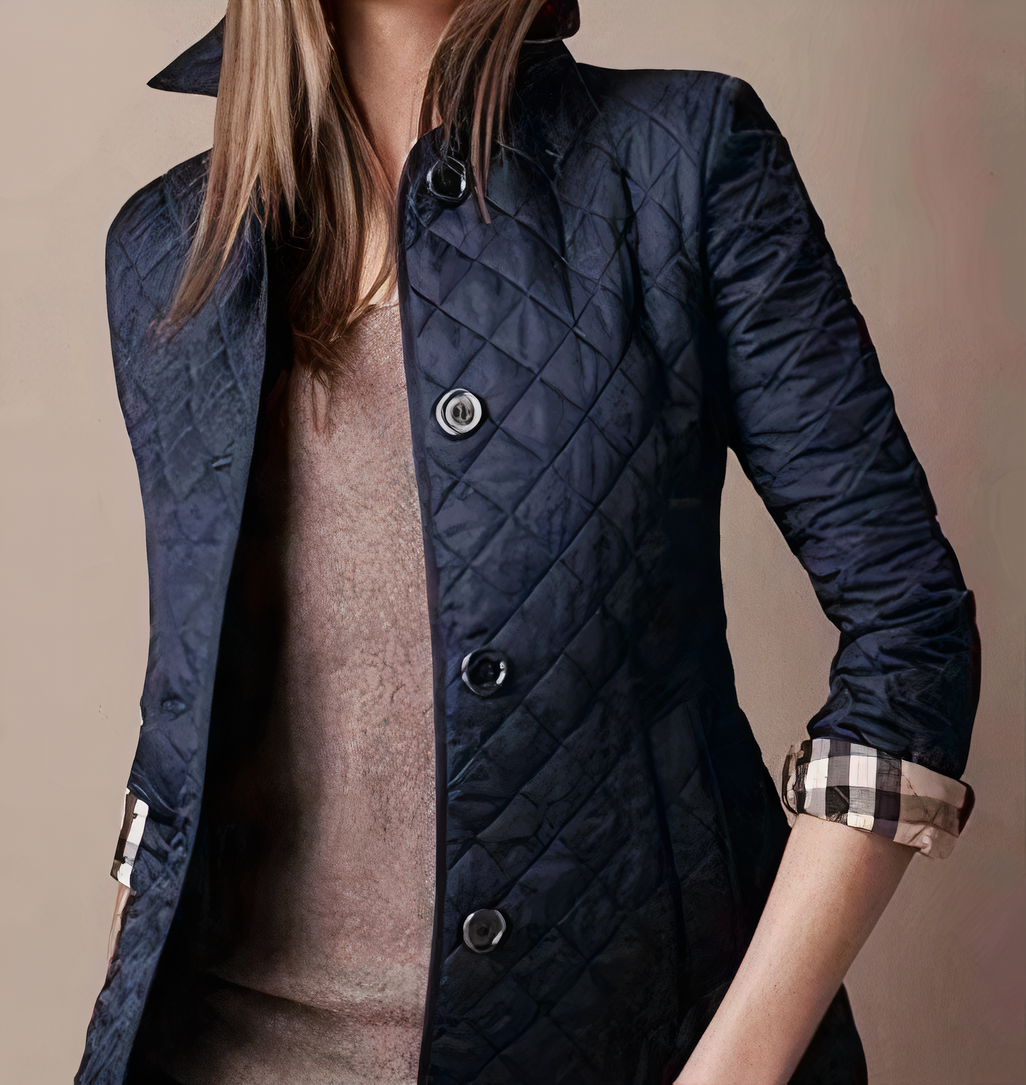 Evelyn – Veste en Soie et Coton Femme