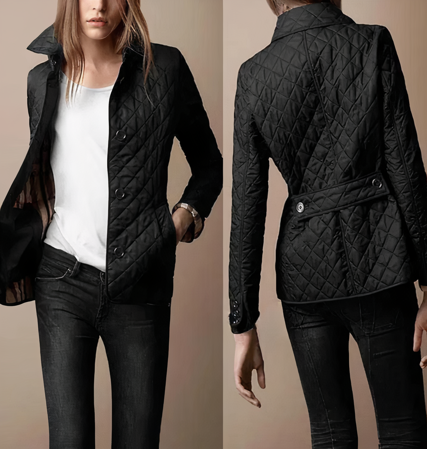 Evelyn – Veste en Soie et Coton Femme