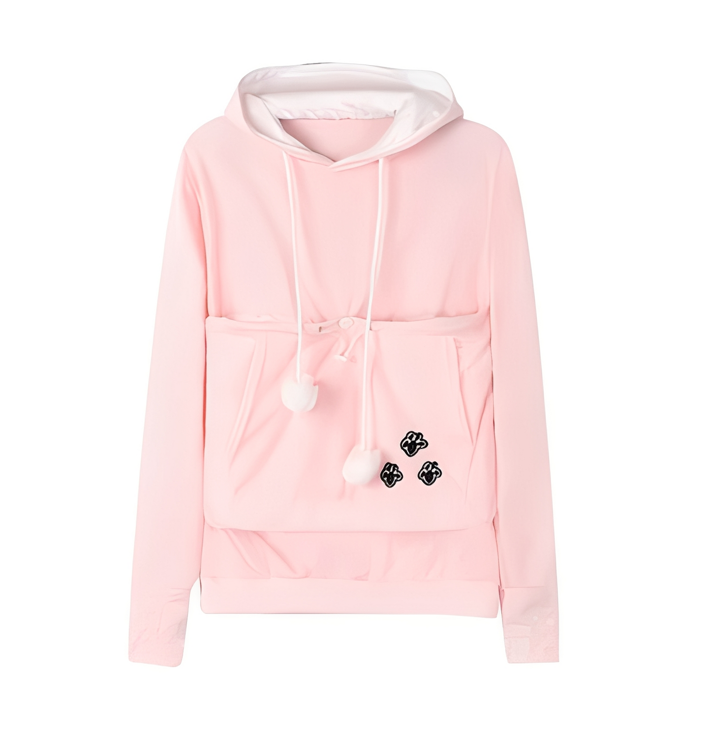 Cassandre - Warm and fashionable sweater with large pocket for women