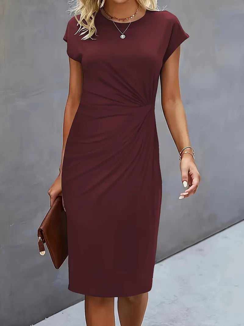 Reilly – Mid-length dresses for women with front knot