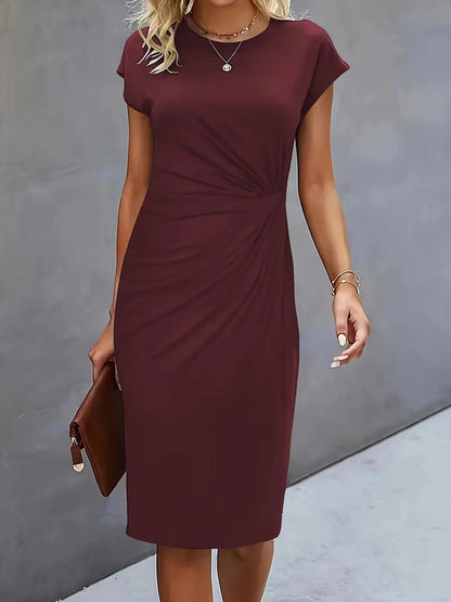 Reilly – Mid-length dresses for women with front knot