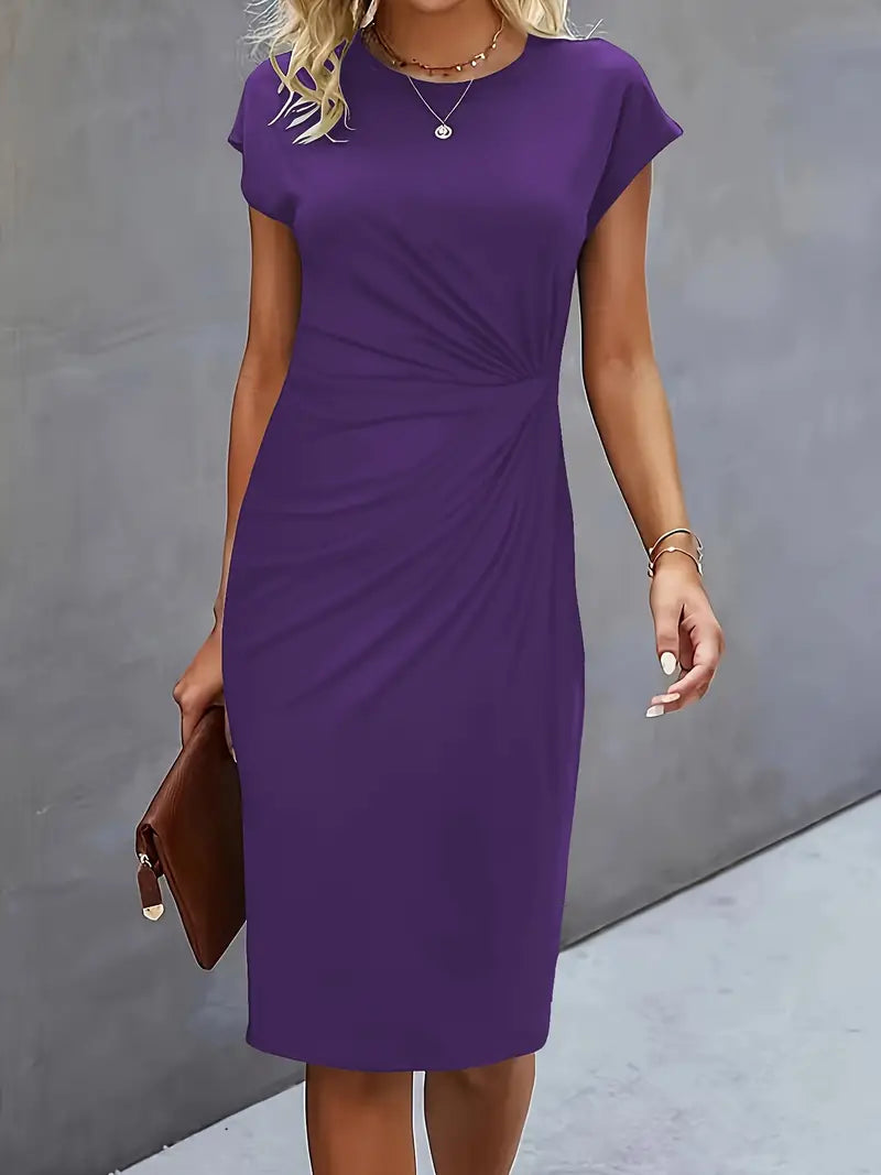 Reilly – Mid-length dresses for women with front knot