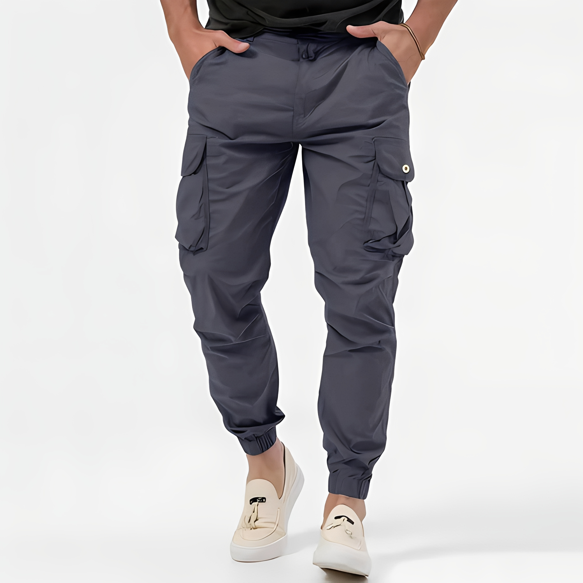 Glendel - Pantalons cargo tendance pour homme