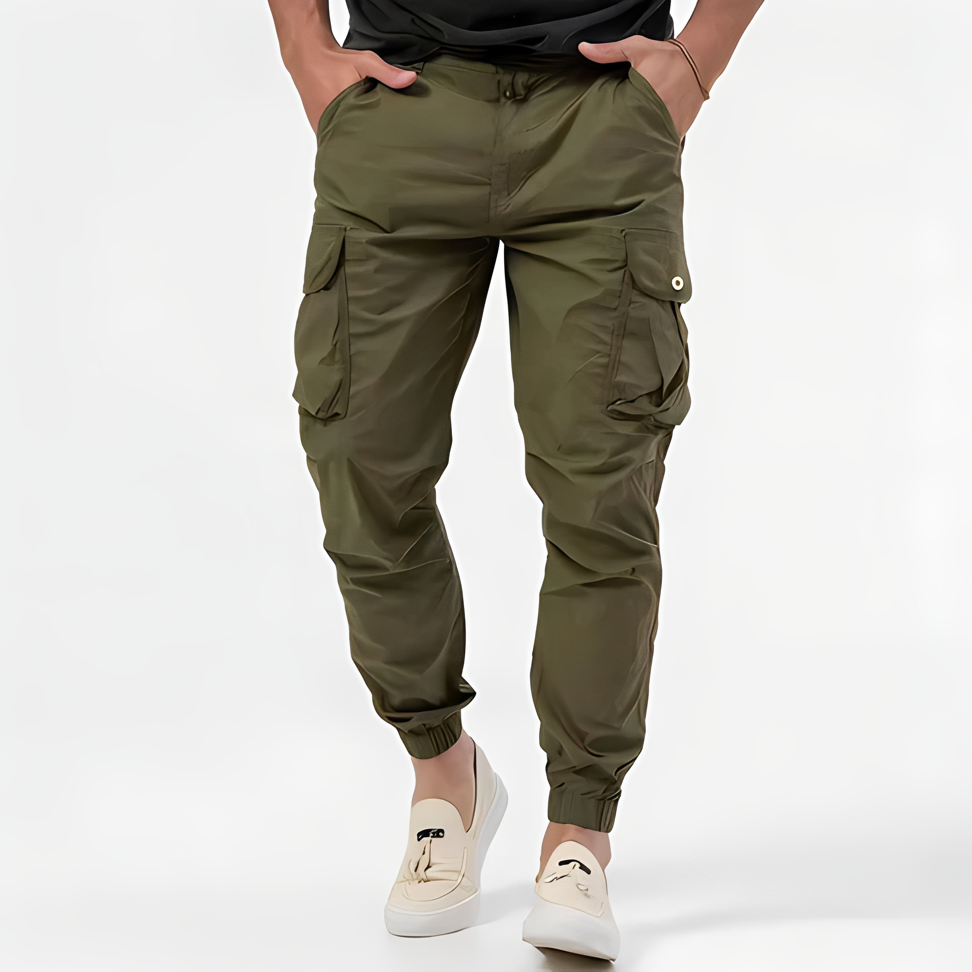 Glendel - Pantalons cargo tendance pour homme