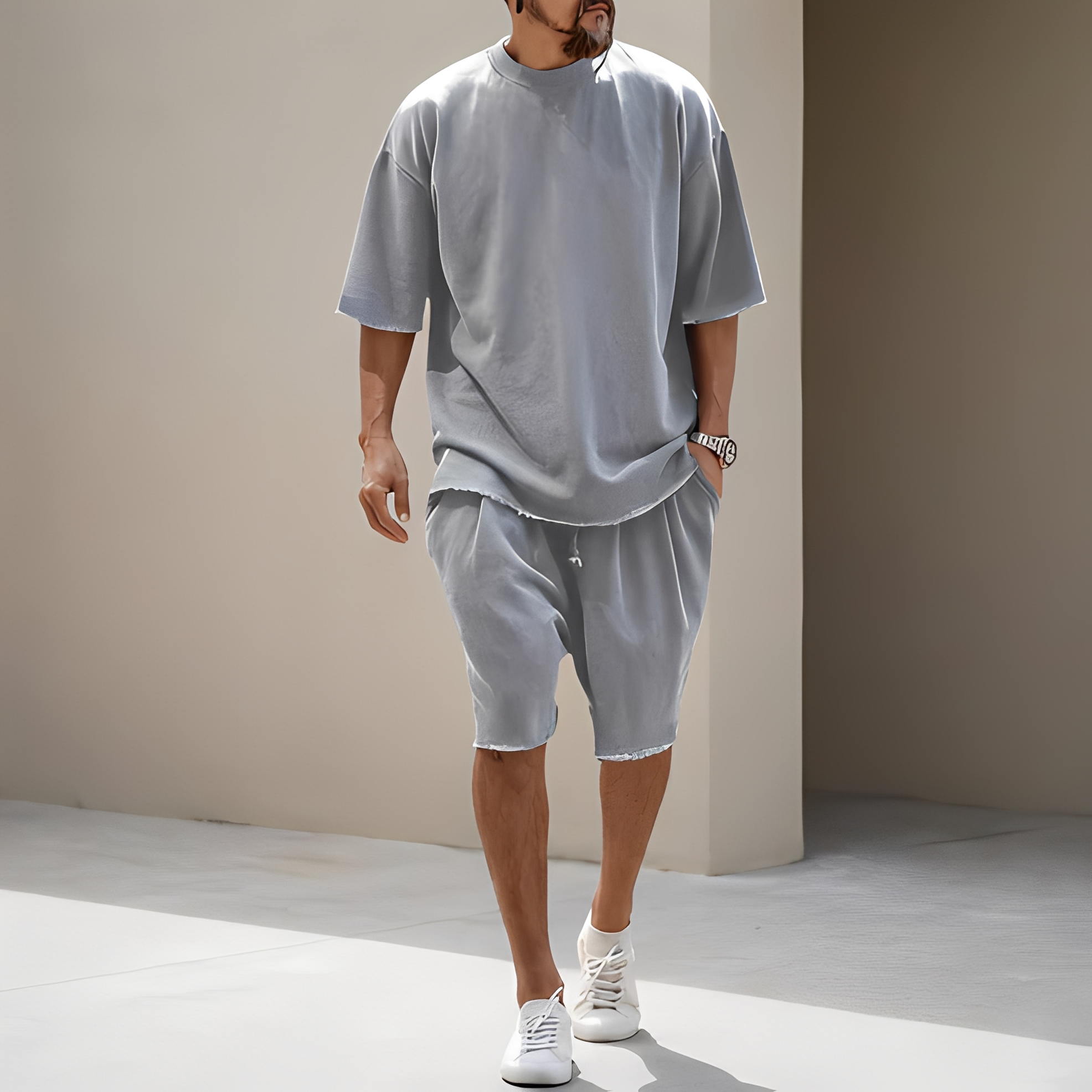 Angelo - Ensemble d'été oversize pour homme