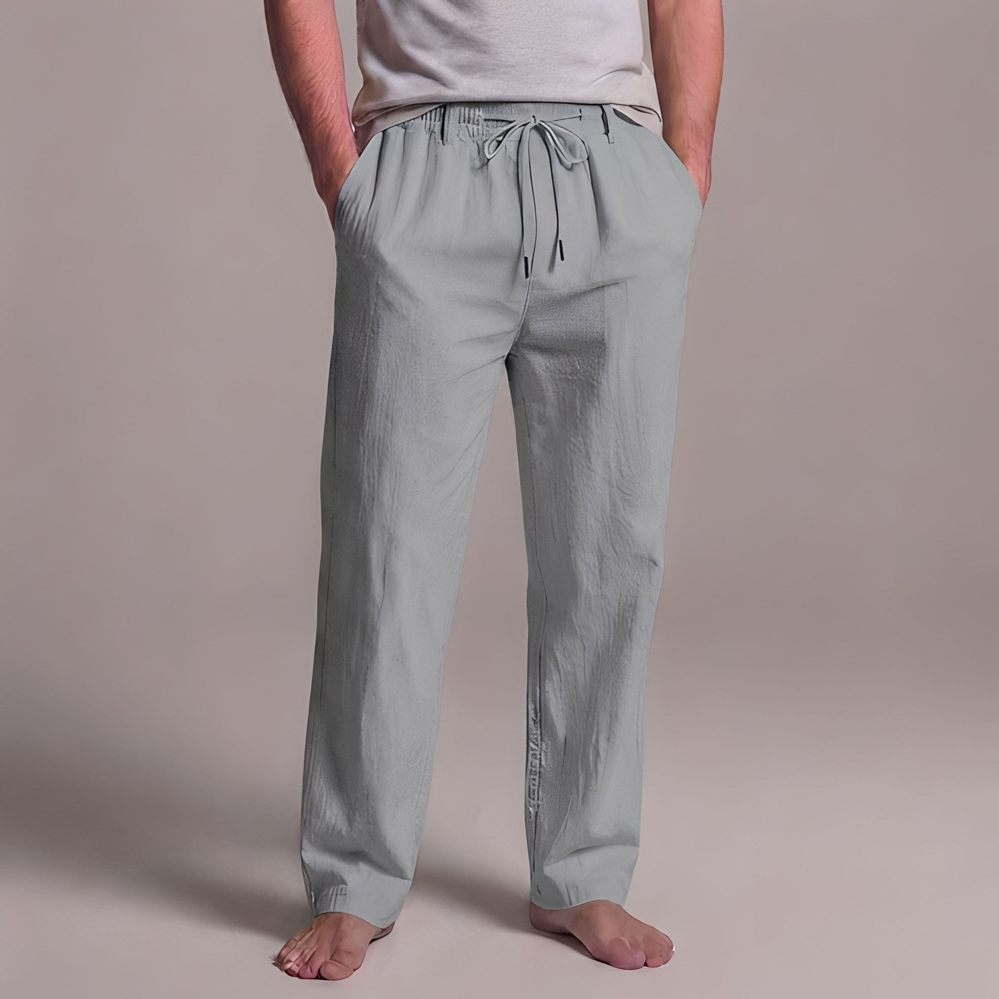 Arman - Pantalon décontracté à cordon de serrage pour homme