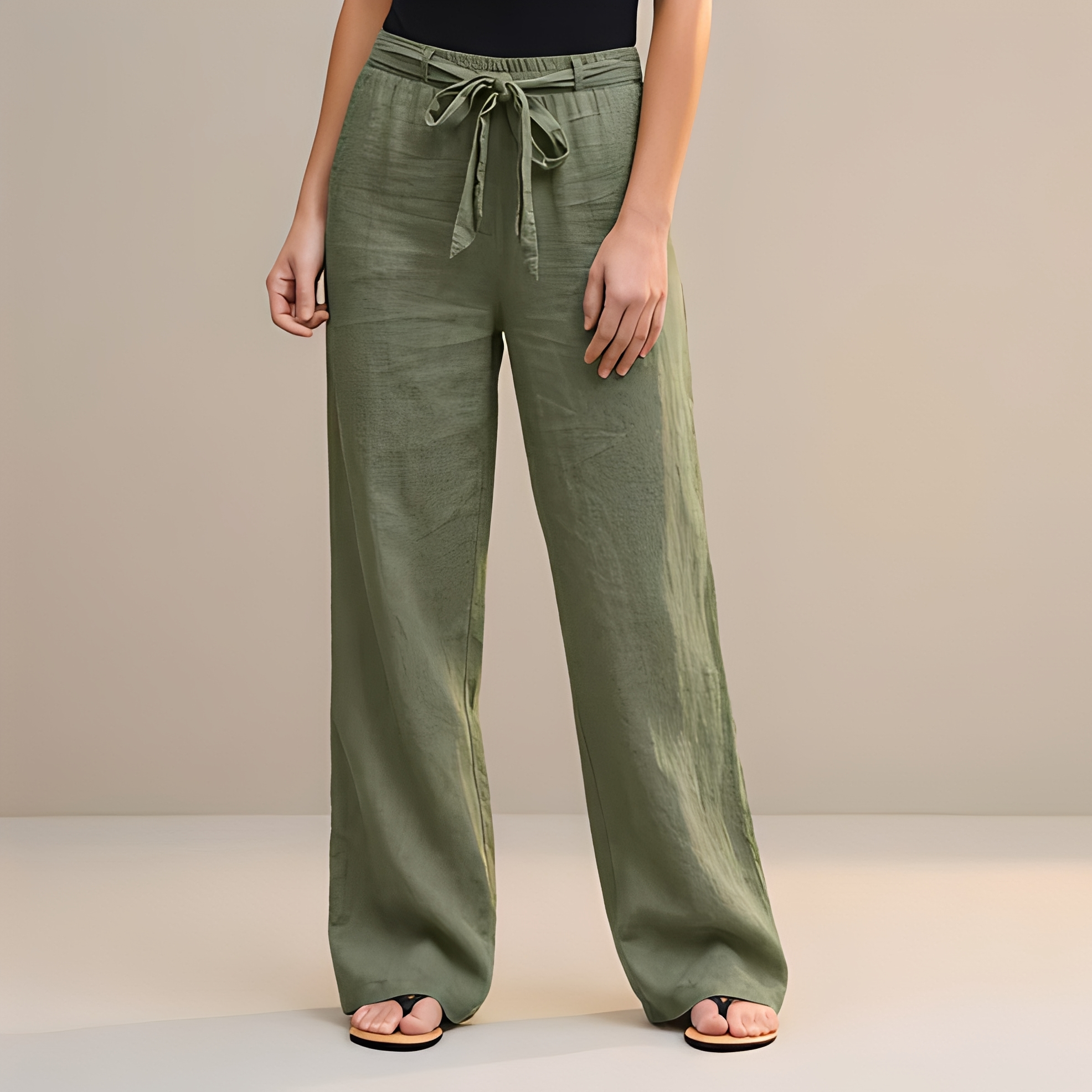 Lizza - Un pantalon d'été élégant et fluide pour femme