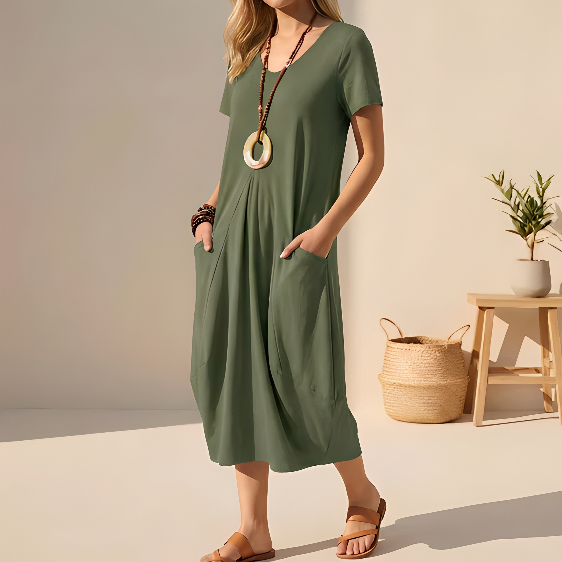 Lormelyn - Robe d'été élégante pour femme