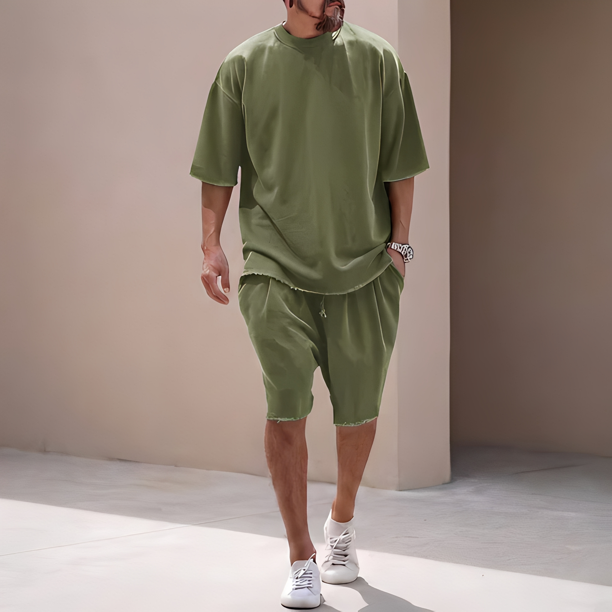 Angelo - Ensemble d'été oversize pour homme