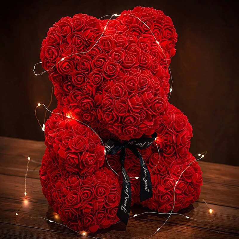 Adorbs – Ours en roses dans boîte LED