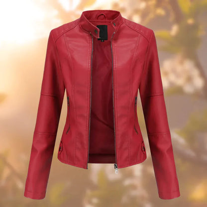 Hallec – Veste en Cuir Femme