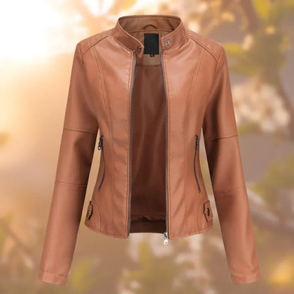 Hallec – Veste en Cuir Femme