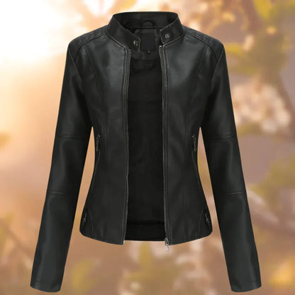 Hallec – Veste en Cuir Femme