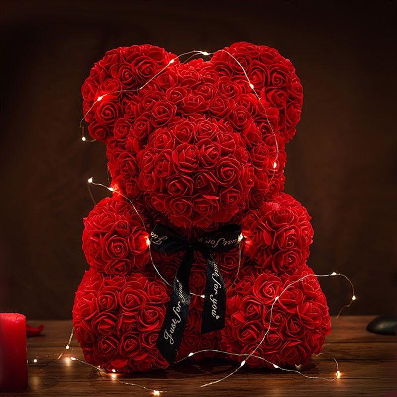 Adorbs – Ours en roses dans boîte LED