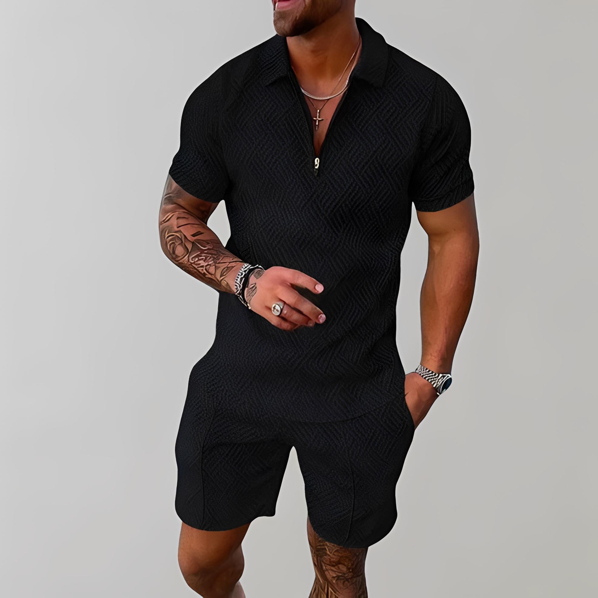 Lourey - Ensemble élégant pour homme pour l'été
