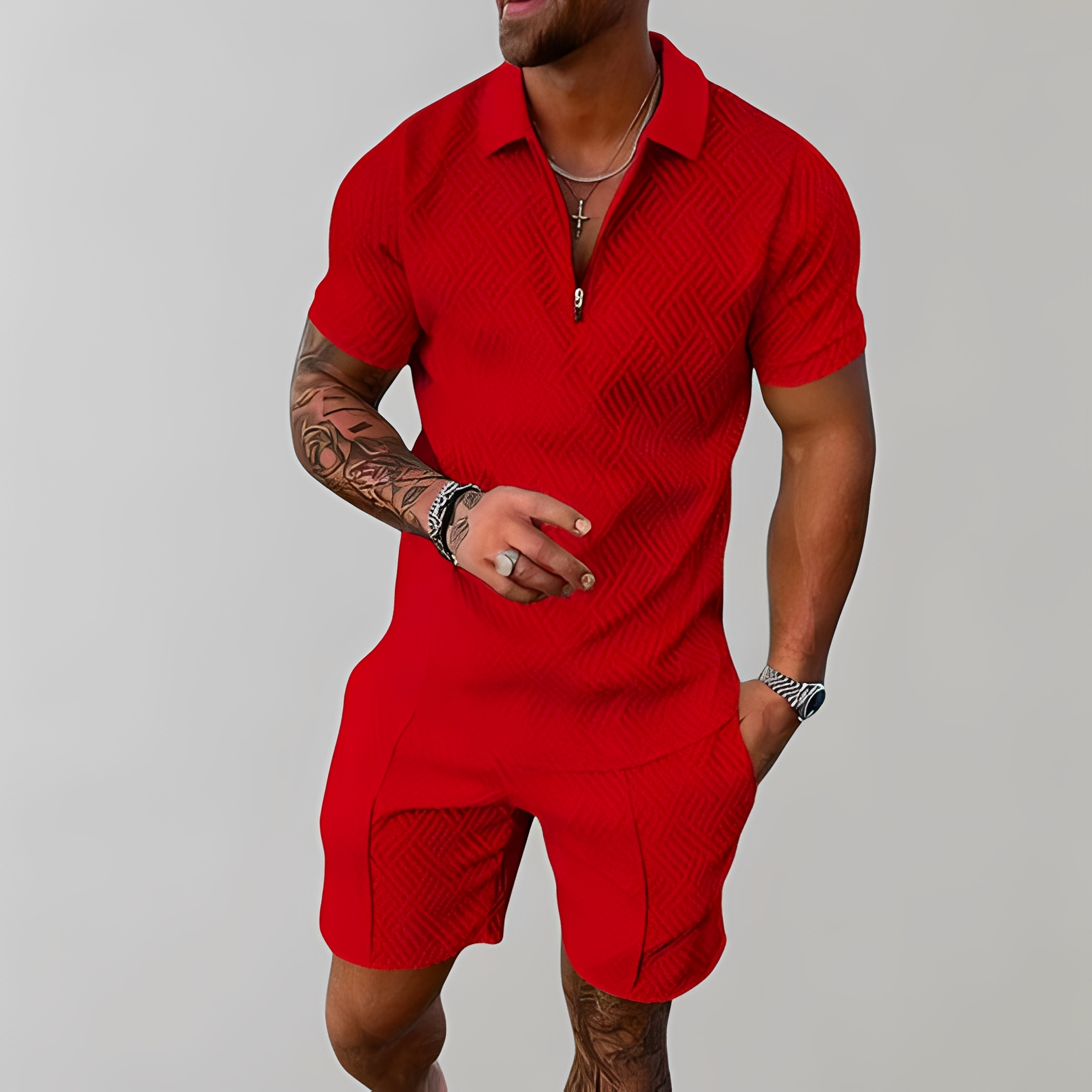 Lourey - Ensemble élégant pour homme pour l'été