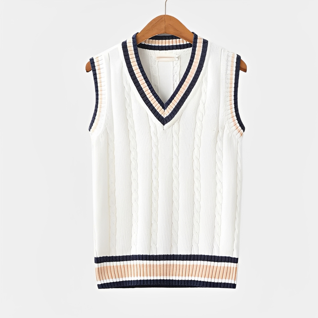 Dale - Pull sans manches en maille pour homme