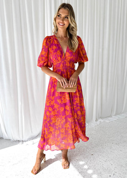 Kathy – Robe Maxi Col V