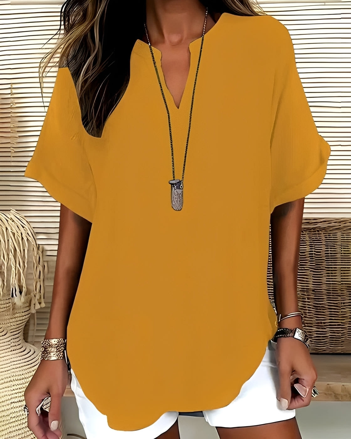 Shanice - Chemise Large Décontractée