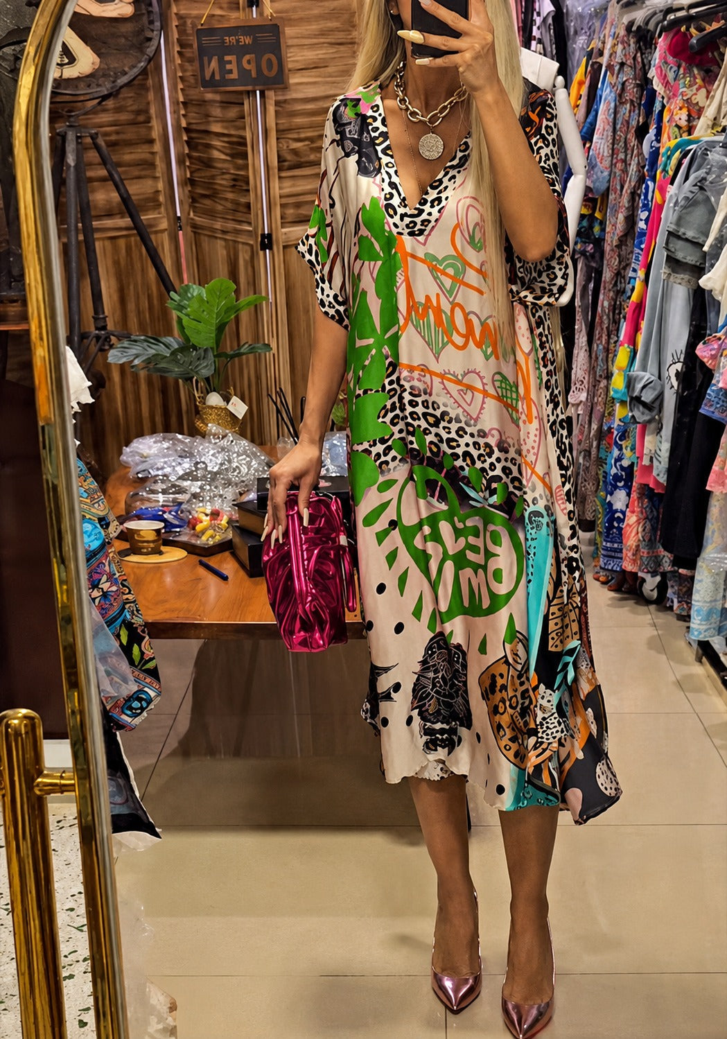 Remy - Robe Chic à Motifs