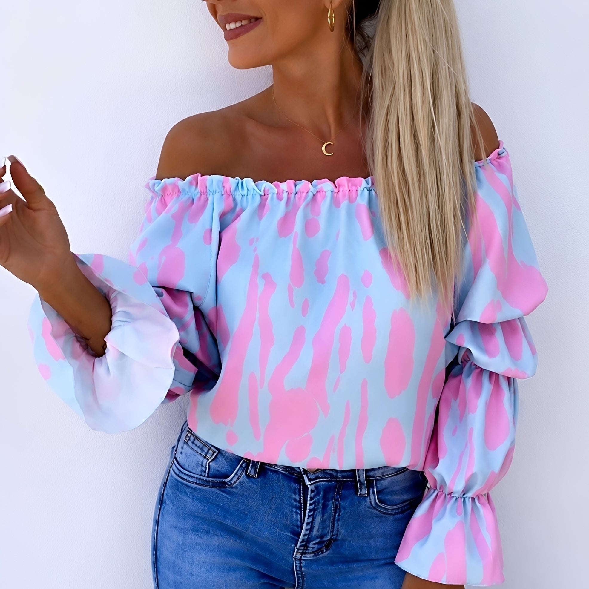 Priya - Blouse Élégante et Haute en Couleur