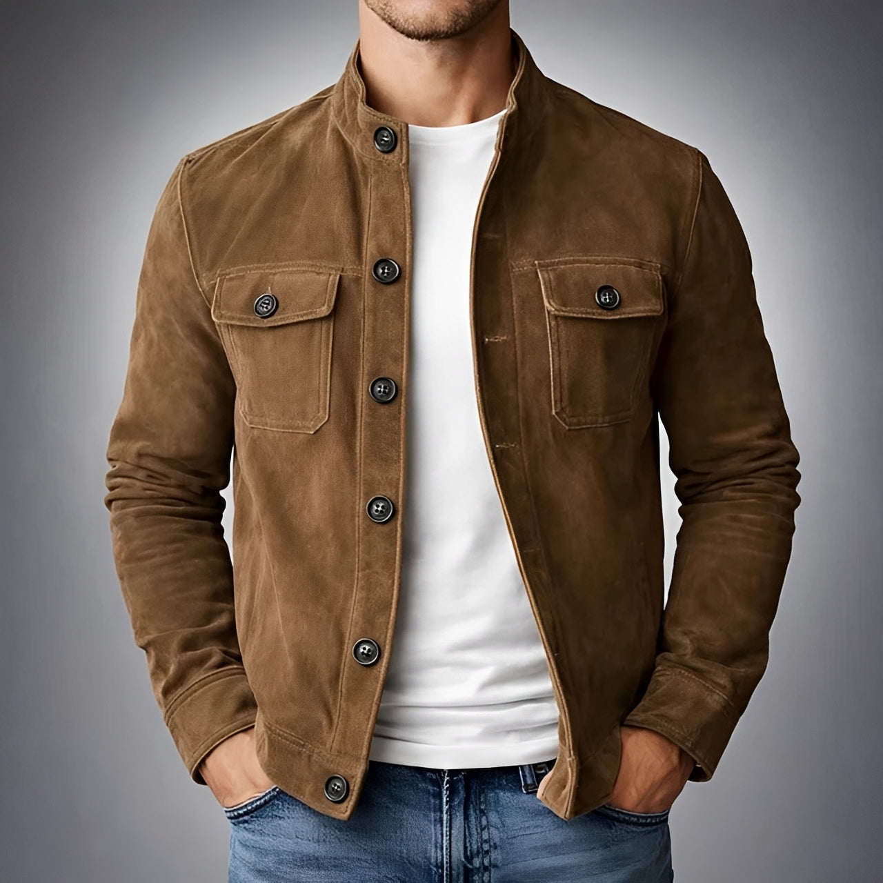 Gideon - Blazer Casual à Boutons