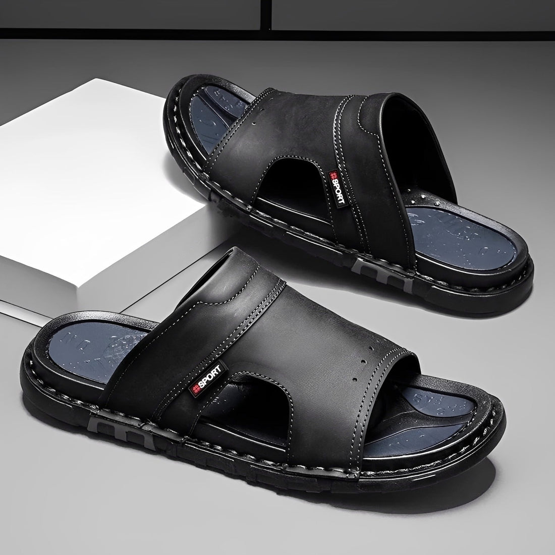 Kent - Sandales confortables à semelle flexible