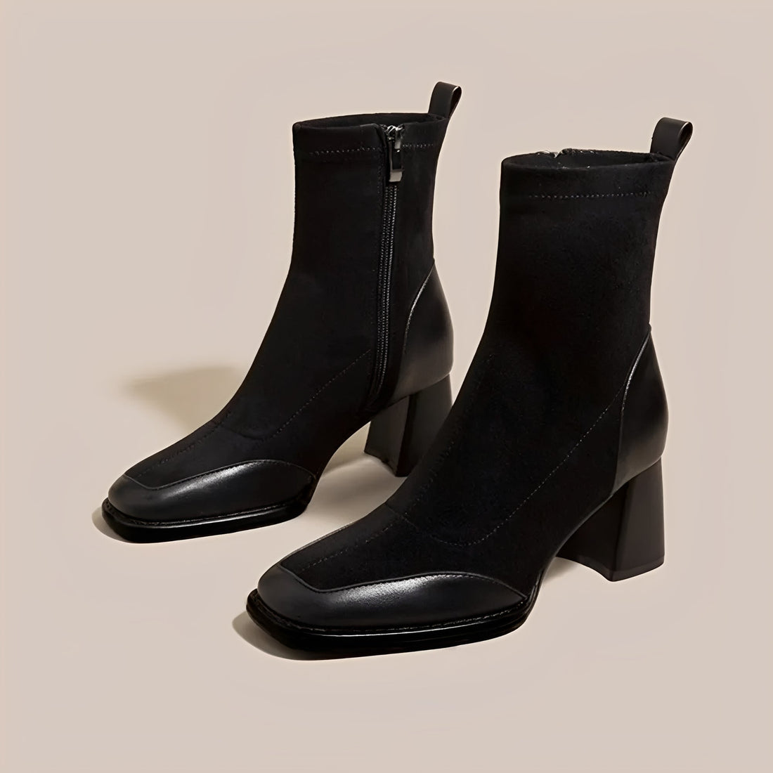 Linda - Bottes à talons compensés pour un style relâché