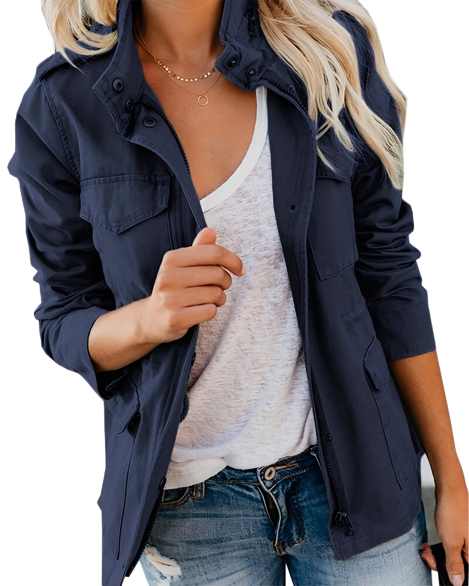 Elodie - Blazer Chic avec Poches
