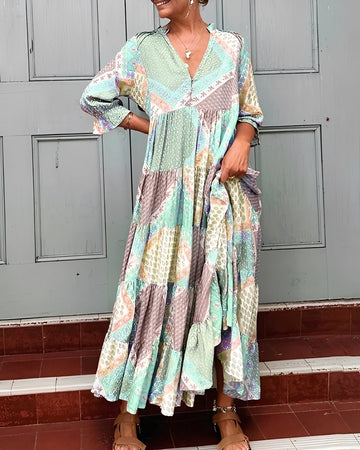 Kirsten - Robe Élégante avec Manches Longues