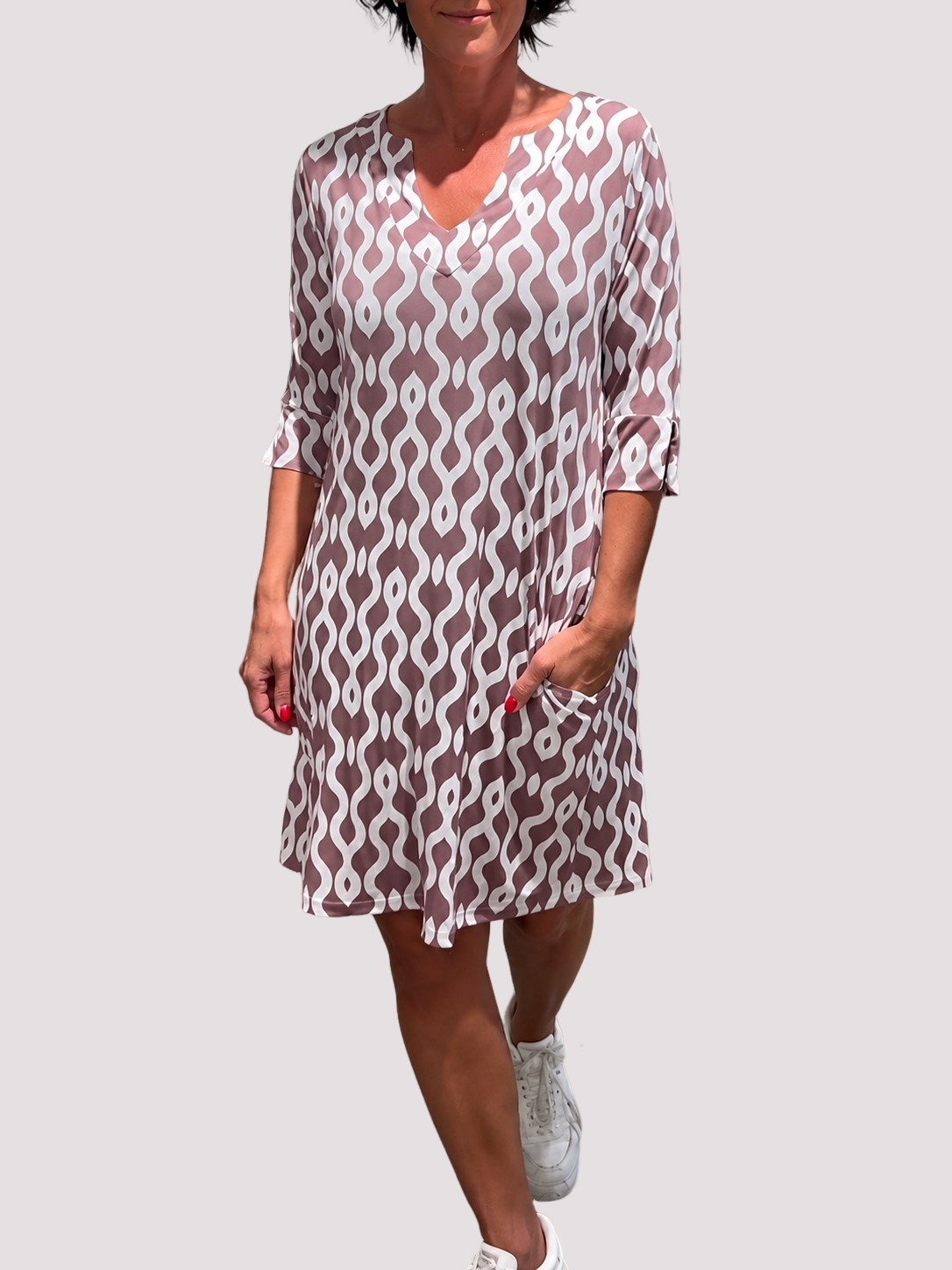 Jazmin - Robe Midi Ample avec Volants