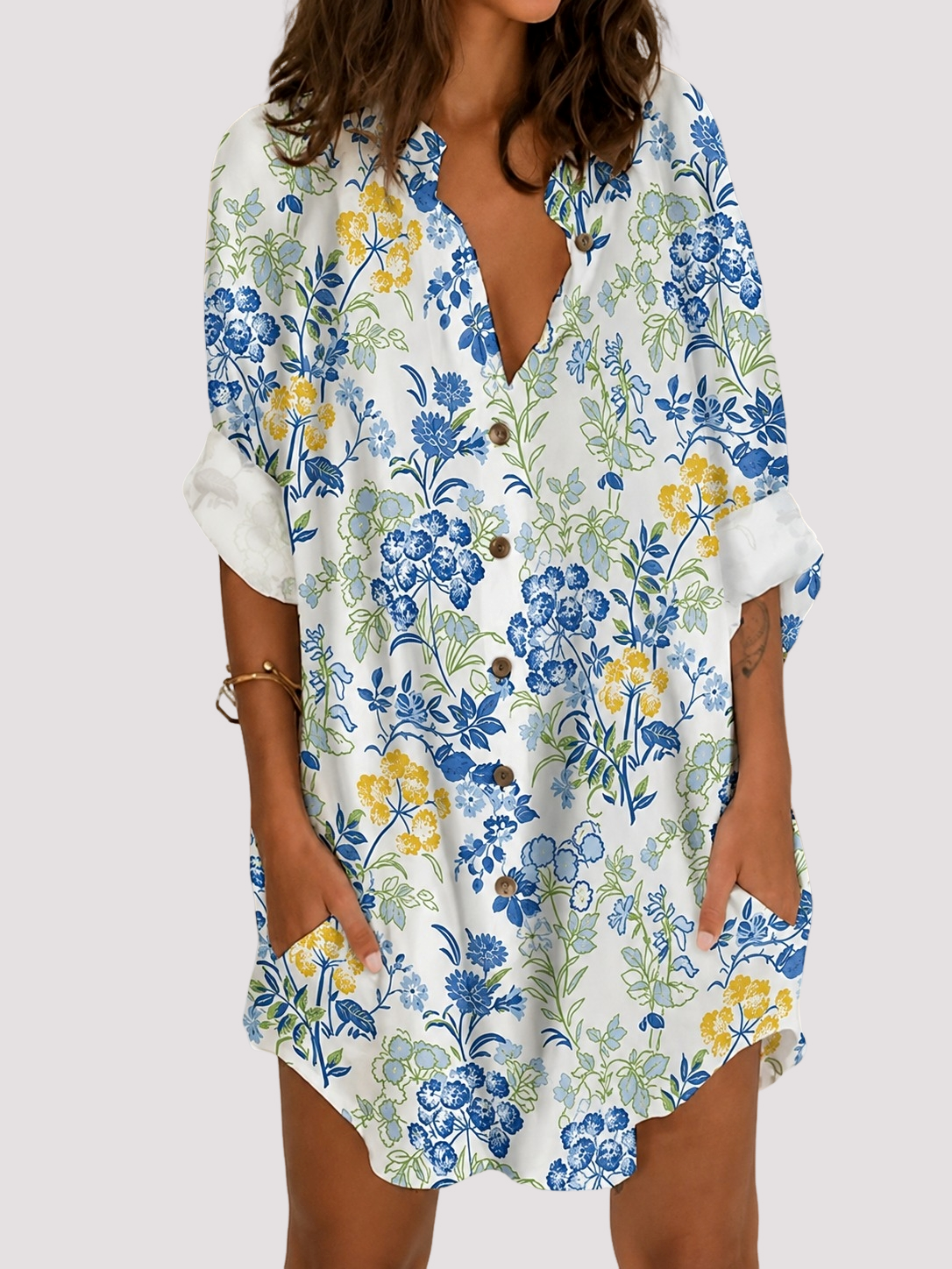 Esha - Robe Élégante à Manches Longues