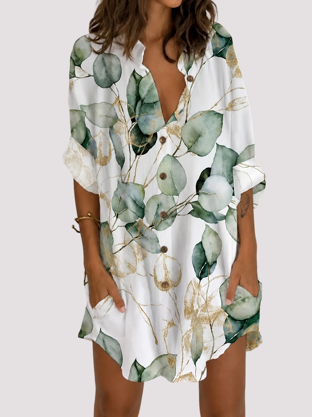Esha - Robe Élégante à Manches Longues