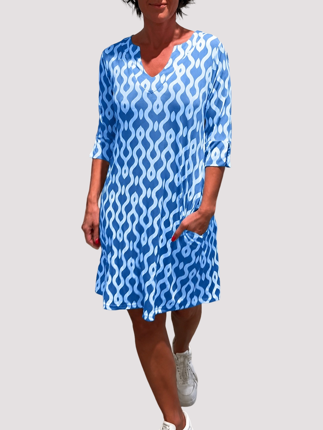 Jazmin - Robe Midi Ample avec Volants