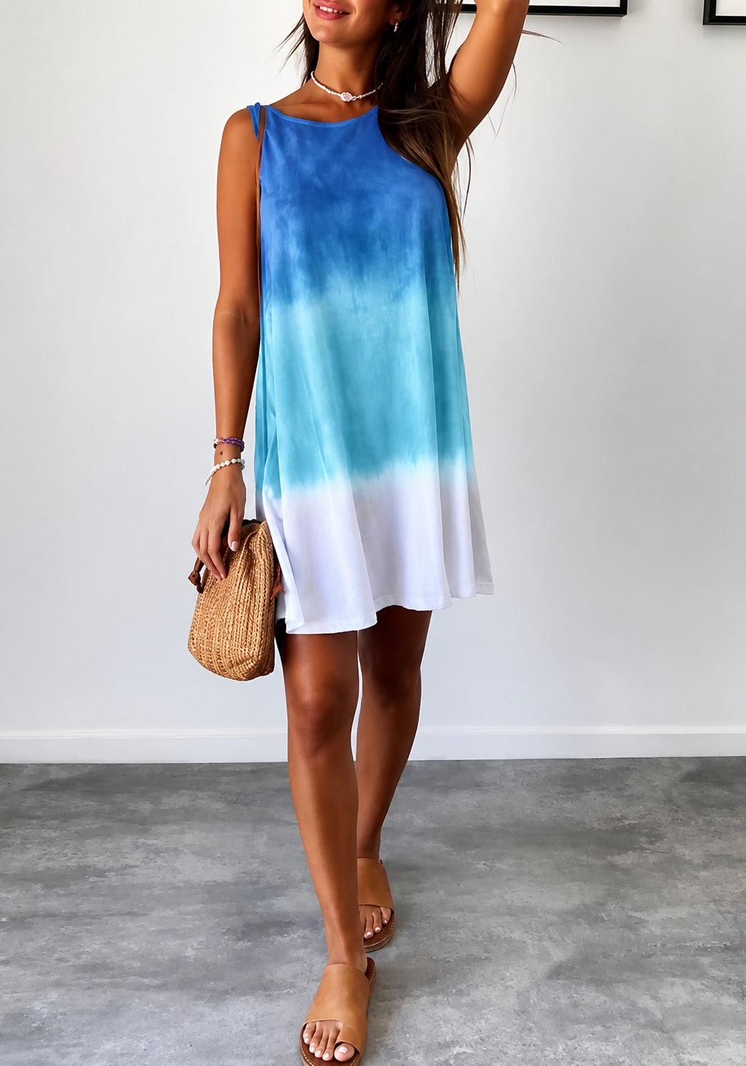Elinor - Robe évasée sans manches