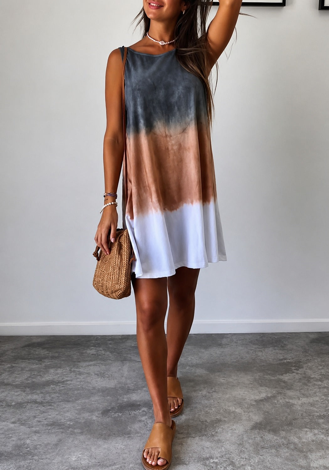 Elinor - Robe évasée sans manches