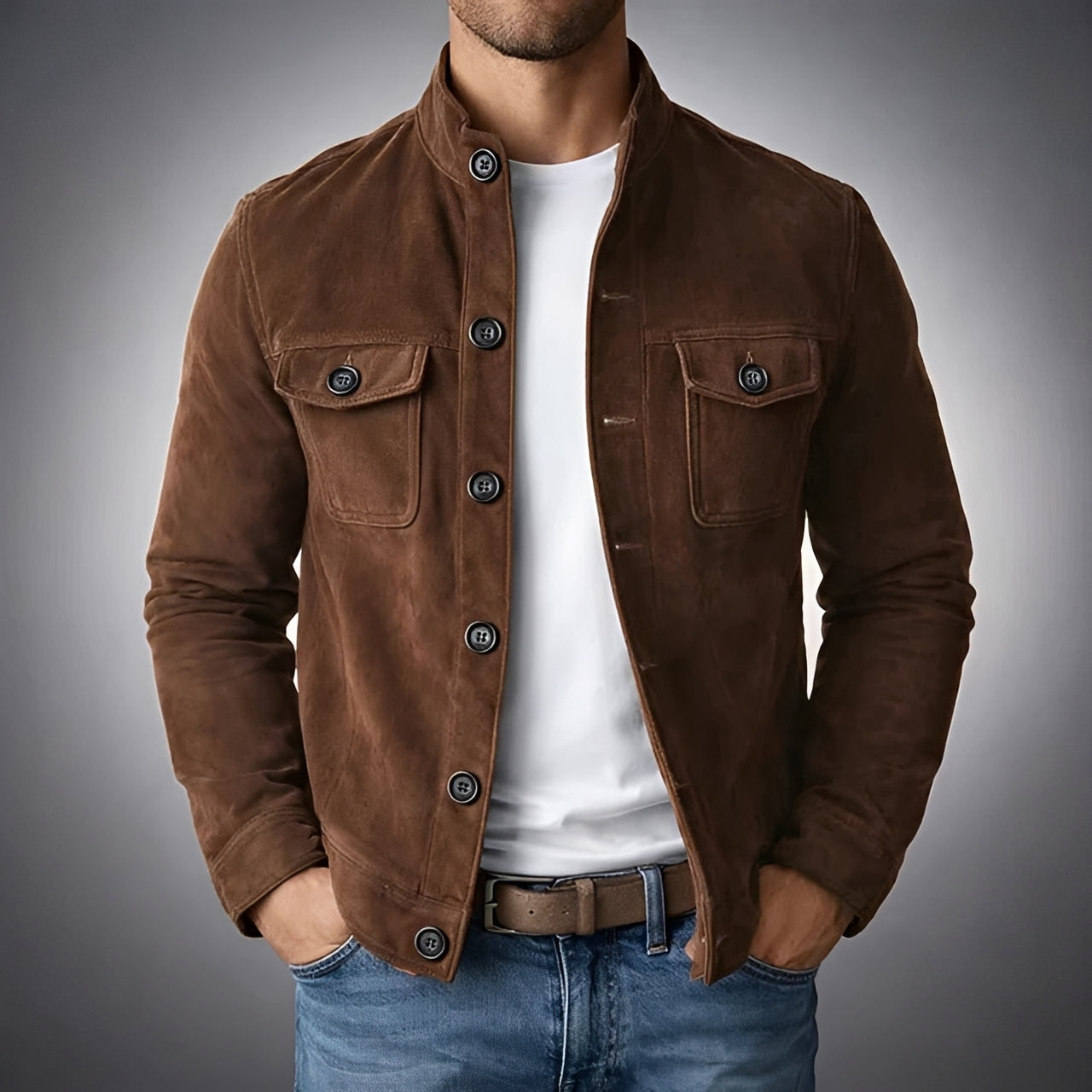 Gideon - Blazer Casual à Boutons