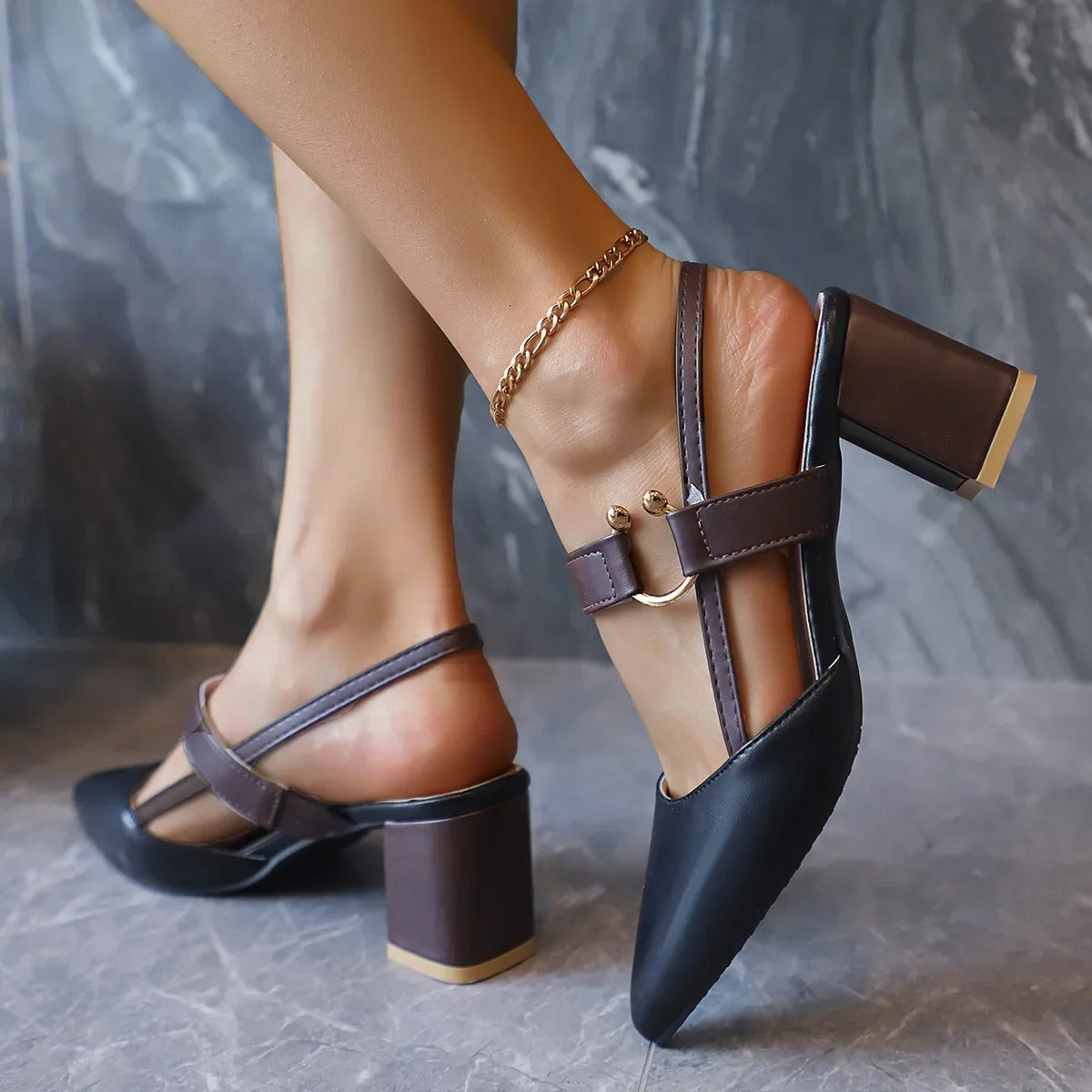 Caelan - Talons slingback élégants